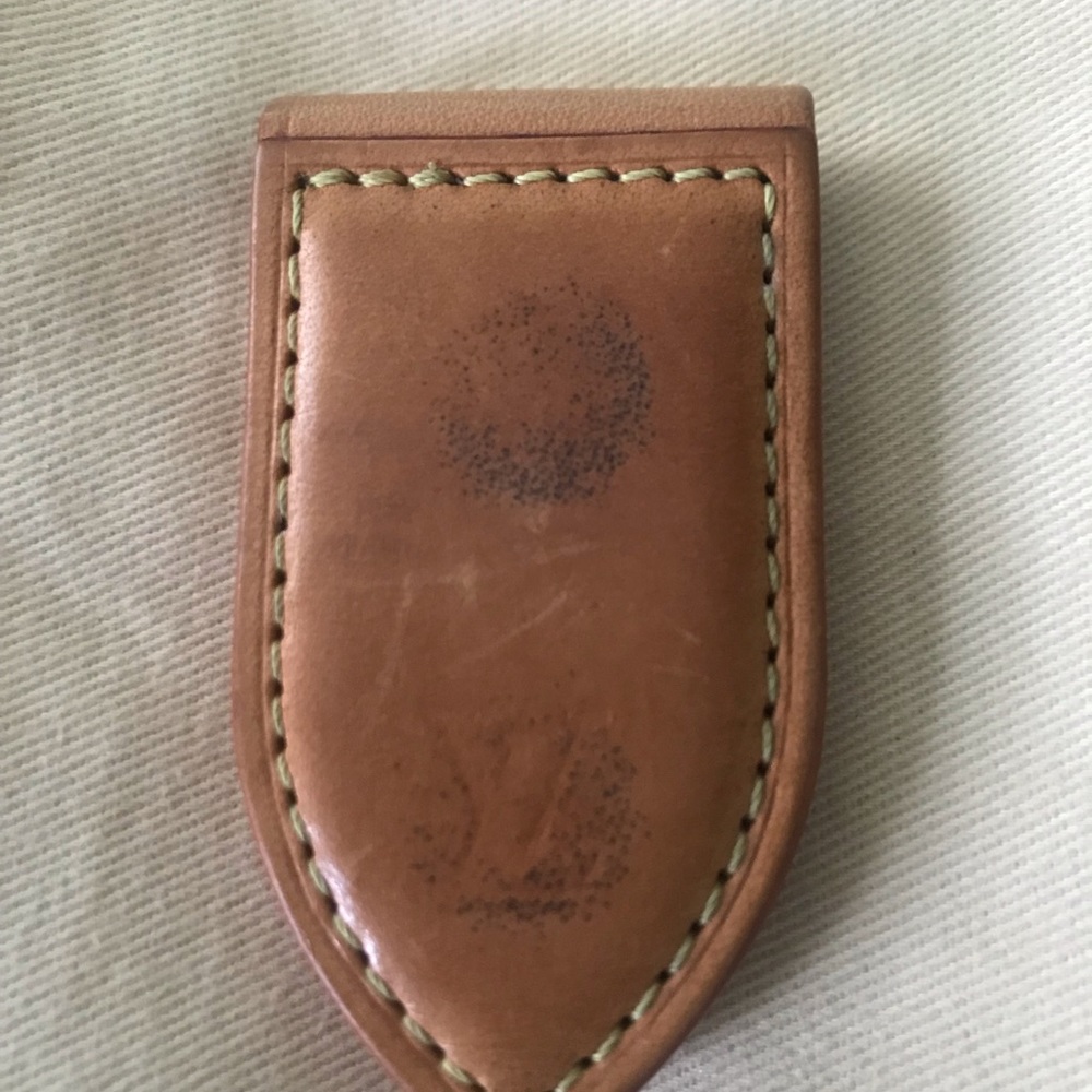 Louis Vuitton Leather money clip